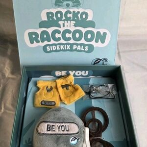 Sidekix Pals ROCCO THE RACCOON Animal Jam REVERSIBLE PLUSH Be You NEW-OPEN BOX